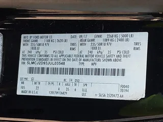 2018 Lincoln MKC Select with VIN 5LMCJ2D93JUL03548, listed as a IAAI auction lot 42307549 with 138,423 mi miles and . Bid and sale history available at DreamBid. Image 9.