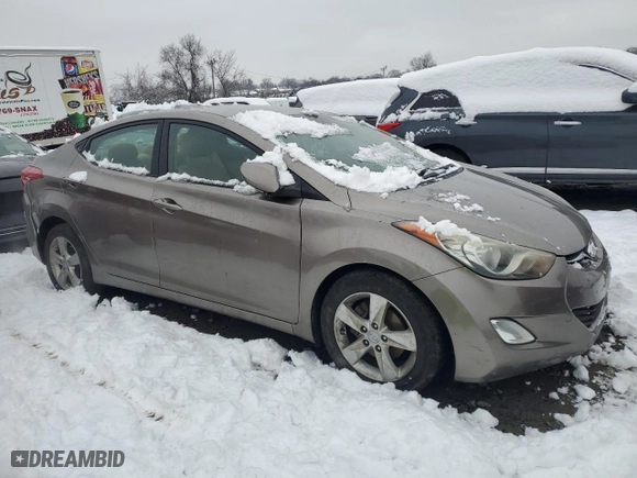 2012 Hyundai Elantra GLS with VIN 5NPDH4AE1CH064700, listed as a Copart auction lot 44126885 with 112,389 mi miles and Salvage Title. Bid and sale history available at carsss.com. Image 4.