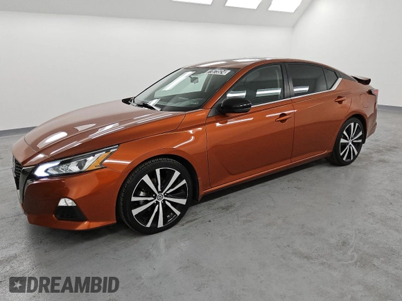2021 Nissan Altima 2.5 SR with VIN 1N4BL4CV2MN406830, listed as a Copart auction lot 77873524 with 75,460 mi miles and Clean Title. Bid and sale history available at carsss.com. Image 1.