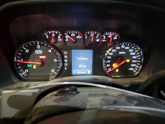 2018 Chevrolet Silverado 1500 Work Truck with VIN 1GCVKNEC1JZ265667, listed as a Copart auction lot 42725095 with 96,534 mi miles and Salvage Title. Bid and sale history available at carsss.com. Image 9.