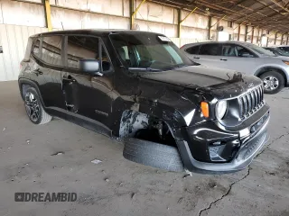 2021 Jeep Renegade Jeepster with VIN ZACNJCAB3MPM24919, listed as a Copart auction lot 87417404 with 90,257 mi miles and Salvage title. Bid and sale history available at DreamBid. Image 4.