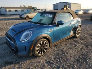 2023 MINI Convertible Cooper S with VIN WMW43DL07P3R28938, listed as a Copart auction lot 75492794 with 16,377 mi miles and Salvage title. Bid and sale history available at DreamBid. Image 1.