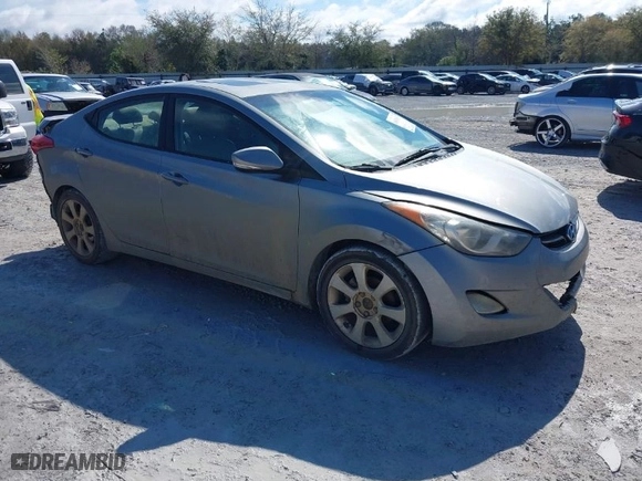 2012 Hyundai Elantra GLS with VIN KMHDH4AE3CU255391, listed as a IAAI auction lot 41833631 with 190,610 mi miles. Bid and sale history available at carsss.com. Image 1.