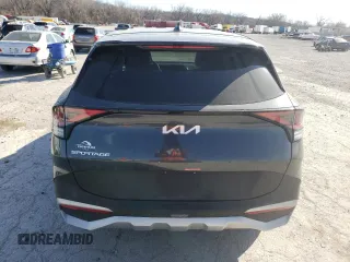 2024 Kia Sportage EX with VIN 5XYK33DF9RG141866, listed as a Copart auction lot 45470684 with 13,694 mi miles and Salvage Title. Bid and sale history available at carsss.com. Image 6.