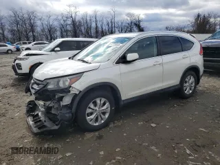 2014 Honda CR-V EX-L with VIN 5J6RM4H78EL048768, listed as a Copart auction lot 47720055 with 100,062 mi miles and Salvage Title. Bid and sale history available at carsss.com. Image 1.