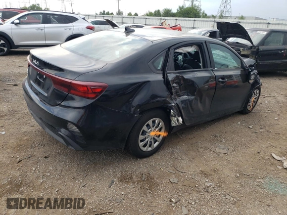 2024 Kia Forte LXS with VIN 3KPF24AD4RE695603, listed as a Copart auction lot 59657764 with 2,097 mi miles and Salvage Title. Bid and sale history available at carsss.com. Image 3.