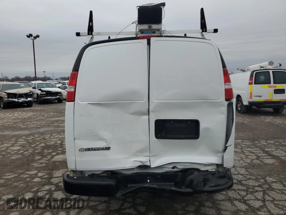 2021 Chevrolet Express Cargo z VIN 1GCWGAFP5M1200324, wystawiony jako Copart lot #44656985 z przebiegiem 53 290 mil mil oraz Szkoda całkowita • Salvage title. Historia ofert i sprzedaży dostępna na DreamBid. Obrazek 6.