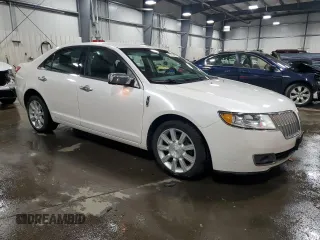 2012 Lincoln MKZ with VIN 3LNHL2GCXCR821600, listed as a Copart auction lot 49785545 with 157,686 mi miles and Salvage Title. Bid and sale history available at DreamBid. Image 4.