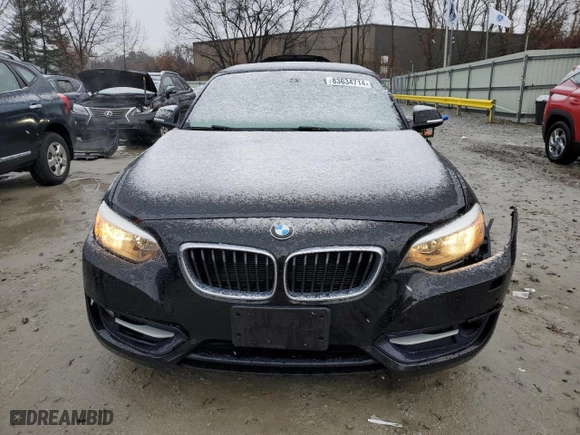 2015 BMW 2 Series 228i xDrive with VIN WBA1K7C50FV472531, listed as a Copart auction lot 83634714 with 106,666 mi miles and Clean Title. Bid and sale history available at carsss.com. Image 5.