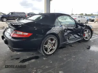 2005 Porsche 911 Carrera S with VIN WP0CB29935S765395, listed as a Copart auction lot 47472855 with 46,271 mi miles and Salvage Title. Bid and sale history available at DreamBid. Image 3.