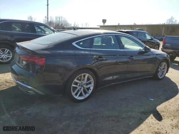 2024 Audi A5 Sportback S line Premium with VIN WAUDACF57RA112608, listed as a Copart auction lot 46718675 with 5,648 mi miles and Salvage Title. Bid and sale history available at carsss.com. Image 3.