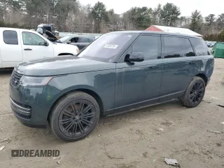 2023 Land Rover Range Rover with VIN SALK1BE71PA024084, listed as a Copart auction lot 48036765 with 17,187 mi miles and Salvage Title. Bid and sale history available at DreamBid. Image 1.
