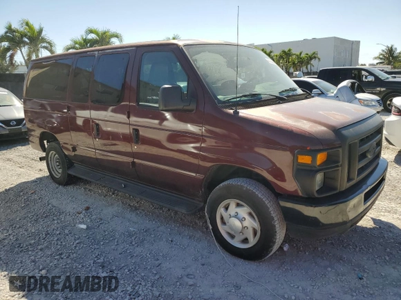 2011 Ford Econoline Passenger XL with VIN 1FBNE3BL3BDA28763, listed as a Copart auction lot 48136025 with 136,726 mi miles and Clean Title. Bid and sale history available at carsss.com. Image 4.