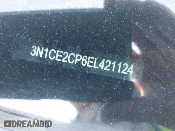 2014 Nissan Note S with VIN 3N1CE2CP6EL421124, listed as a IAAI auction lot 42161409 with 111,347 mi miles and . Bid and sale history available at DreamBid. Image 9.