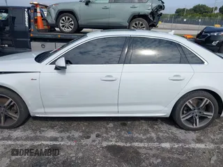 2018 Audi A4 Premium Plus with VIN WAULMAF48JA090847, listed as a IAAI auction lot 41389591 with 74,551 mi miles. Bid and sale history available at carsss.com. Image 14.