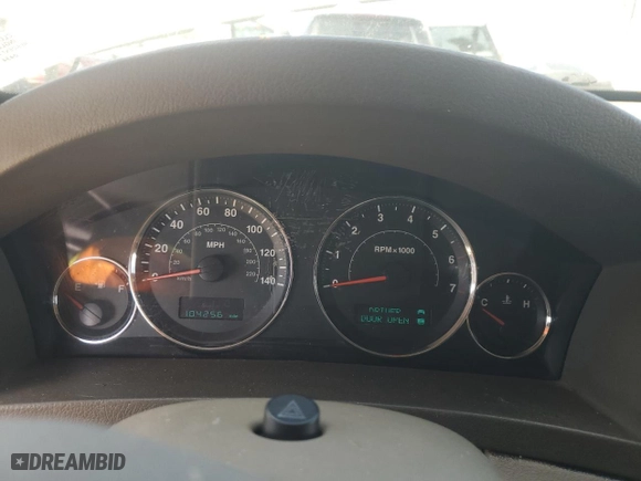 2007 Jeep Grand Cherokee Laredo with VIN 1J8GS48K07C699301, listed as a Copart auction lot 51000705 with 104,256 mi miles and Clean Title. Bid and sale history available at carsss.com. Image 9.