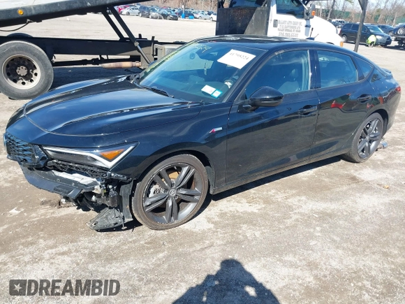 2023 Acura Integra Technology with VIN 19UDE4H61PA019746, listed as a IAAI auction lot 41795224 with 28,154 mi miles and . Bid and sale history available at DreamBid. Image 2.