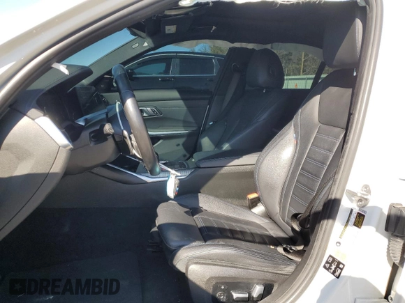 2021 BMW 3 Series M340i xDrive with VIN 3MW5U9J05M8C08378, listed as a Copart auction lot 46323565 with 34,604 mi miles and Salvage Title. Bid and sale history available at carsss.com. Image 7.