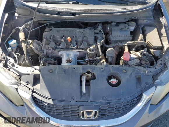 2014 Honda Civic LX with VIN 19XFB2F50EE206338, listed as a Copart auction lot 44776175 with 155,549 mi miles and Salvage Title. Bid and sale history available at DreamBid. Image 11.