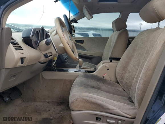 2005 Nissan Murano SE with VIN JN8AZ08W05W405139, listed as a Copart auction lot 72080964 with 233,680 mi miles and Salvage Title. Bid and sale history available at carsss.com. Image 7.