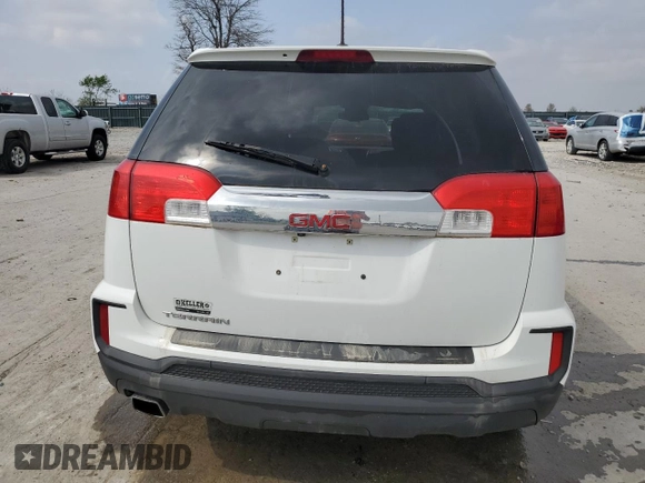 2017 GMC Terrain SLE with VIN 2GKALMEK4H6305053, listed as a Copart auction lot 52783395 with 123,336 mi miles and Salvage Title. Bid and sale history available at carsss.com. Image 6.