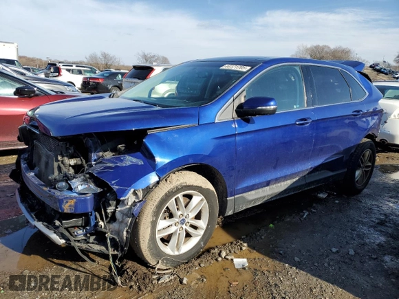 2015 Ford Edge SEL with VIN 2FMTK4J82FBC21637, listed as a Copart auction lot 44171705 with 134,980 mi miles and Salvage Title. Bid and sale history available at carsss.com. Image 1.