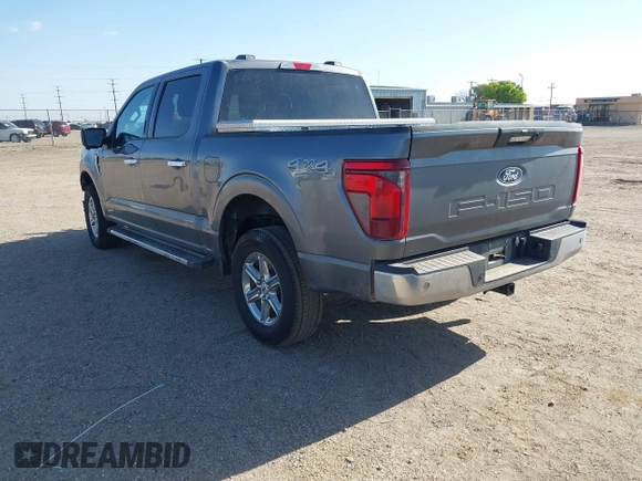 2024 Ford F-150 XLT with VIN 1FTFW3LD9RFA71927, listed as a IAAI auction lot 42050486 with 44,137 mi miles. Bid and sale history available at carsss.com. Image 3.