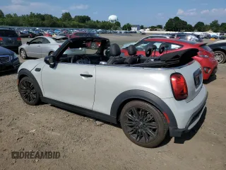 2022 MINI Convertible Cooper S z VIN WMW43DL08N3N99681, wystawiony jako Copart lot #67152054 z przebiegiem Nie podano mil oraz Szkoda całkowita • Salvage title. Historia ofert i sprzedaży dostępna na DreamBid. Obrazek 2.