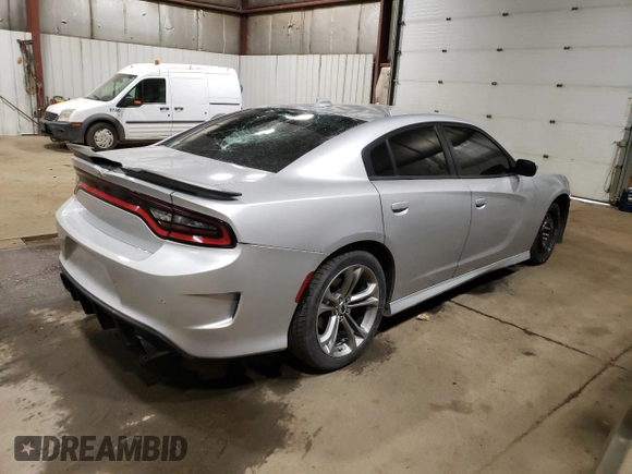 2021 Dodge Charger R/T with VIN 2C3CDXCT5MH522015, listed as a Copart auction lot 61149265 with 77,323 mi miles and Salvage title. Bid and sale history available at DreamBid. Image 3.