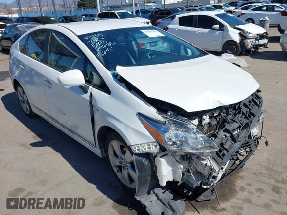 2010 Toyota Prius II with VIN JTDKN3DU1A5181302, listed as a IAAI auction lot 41657292 with 200,485 mi miles. Bid and sale history available at carsss.com. Image 1.