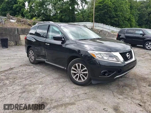 2016 Nissan Pathfinder S with VIN 5N1AR2MM9GC607201, listed as a Copart auction lot 58304914 with 132,695 mi miles and Salvage Title. Bid and sale history available at carsss.com. Image 12.