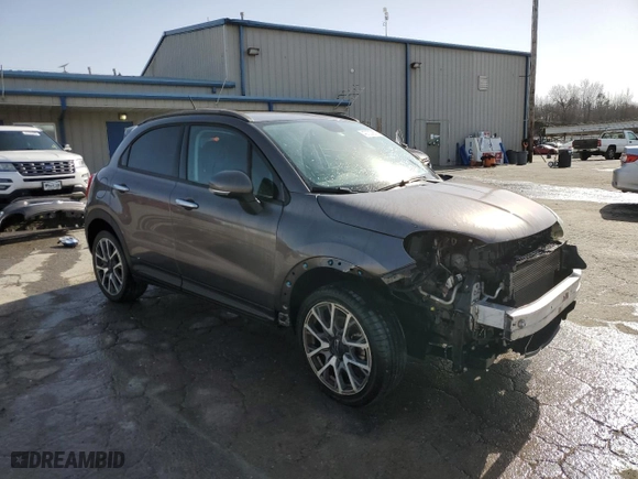 2017 FIAT 500X Urbana Edition with VIN ZFBCFXCB6HP590244, listed as a Copart auction lot 42720365 with 107,748 mi miles and Salvage Title. Bid and sale history available at carsss.com. Image 4.