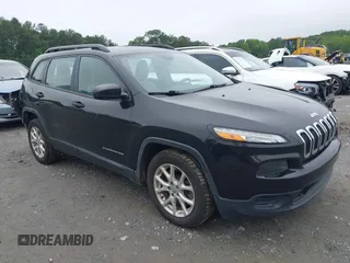 2015 Jeep Cherokee Sport with VIN 1C4PJLAB0FW761467, listed as a IAAI auction lot 42362433 with 133,794 mi miles and . Bid and sale history available at DreamBid. Image 1.