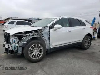 2018 Cadillac XT5 Luxury FWD with VIN 1GYKNCRS4JZ100674, listed as a Copart auction lot 59153975 with 38,440 mi miles and Salvage title. Bid and sale history available at DreamBid. Image 1.