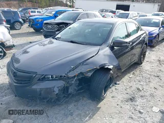 2015 Acura TLX V6 Advance with VIN 19UUB2F77FA020150, listed as a IAAI auction lot 41096144 with 127,414 mi miles. Bid and sale history available at carsss.com. Image 17.