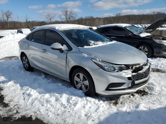 2018 Chevrolet Cruze LS with VIN 1G1BC5SM0J7149524, listed as a Copart auction lot 42113905 with 84,406 mi miles and Salvage Title. Bid and sale history available at carsss.com. Image 4.