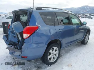 2008 Toyota RAV4 Ltd with VIN JTMBK31V186044743, listed as a IAAI auction lot 41578166 with 227,663 mi miles. Bid and sale history available at carsss.com. Image 4.