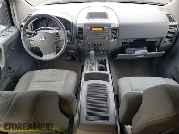 2005 Nissan Titan SE with VIN 1N6AA06B05N548873, listed as a Copart auction lot 57341215 with 178,722 mi miles and Salvage title. Bid and sale history available at DreamBid. Image 8.
