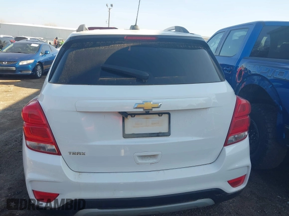 2021 Chevrolet Trax LT with VIN KL7CJLSB2MB309664, listed as a IAAI auction lot 41251743 with 20,478 mi miles. Bid and sale history available at carsss.com. Image 16.