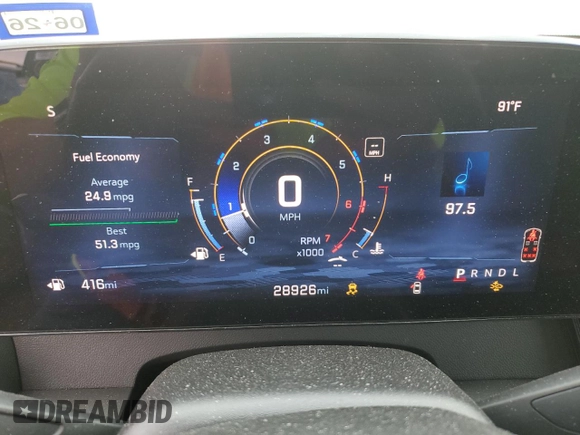 2024 Chevrolet Traverse FWD LT с VIN 1GNERGKS8RJ187876, выставлен на аукционе Copart как лот 63403625 с пробегом 28 926 миль миль и Чистый • Clean title. История ставок и продаж доступна на DreamBid. Изображение 9.