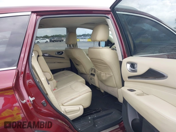 2019 Infiniti QX60 LUXE with VIN 5N1DL0MN3KC502044, listed as a IAAI auction lot 42130349 with 276,156 mi miles. Bid and sale history available at carsss.com. Image 8.