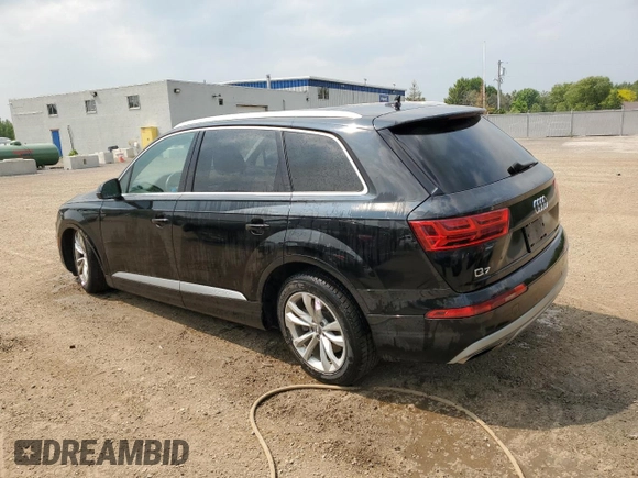 2019 Audi Q7 Premium Plus with VIN WA1LHAF74KD037106, listed as a Copart auction lot 59016685 with 85,467 mi miles and Salvage title. Bid and sale history available at DreamBid. Image 2.