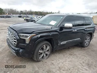 2023 Toyota Sequoia SR5 with VIN 7SVAAABA6PX002128, listed as a IAAI auction lot 41715954 with 41,754 mi miles. Bid and sale history available at carsss.com. Image 2.
