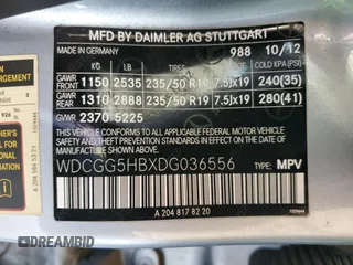 2013 Mercedes-Benz GLK 350 z VIN WDCGG5HBXDG036556, wystawiony jako Copart lot #55187305 z przebiegiem 173 156 mil mil oraz Tytuł czysty. Historia ofert i sprzedaży dostępna na DreamBid. Obrazek 13.