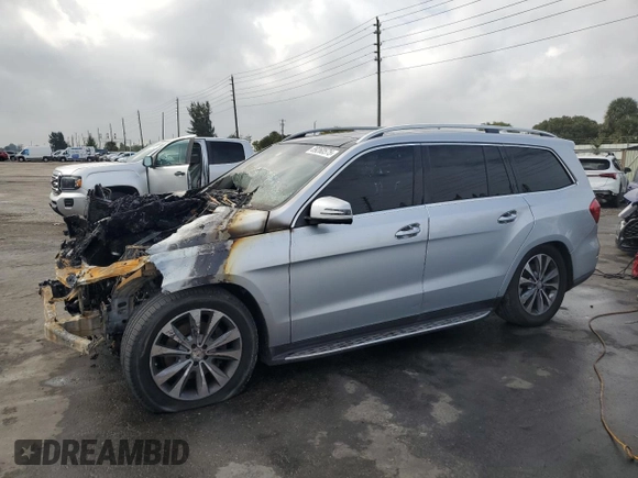 2016 Mercedes-Benz GL with VIN 4JGDF6EE4GA706962, listed as a Copart auction lot 89260575 with 0 mi miles and Salvage Title. Bid and sale history available at carsss.com. Image 1.