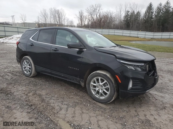 2022 Chevrolet Equinox LT with VIN 3GNAXUEVXNL231341, listed as a Copart auction lot 85413714 with 42,242 mi miles and Non Repairable. Bid and sale history available at carsss.com. Image 4.