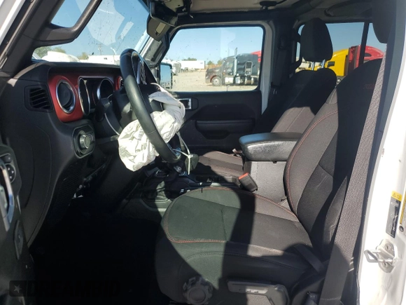 2021 Jeep Wrangler Unlimited Rubicon с VIN 1C4JJXFG4MW838808, выставлен на аукционе Copart как лот 57684355 с пробегом 45 240 миль миль и Списание • Salvage title. История ставок и продаж доступна на DreamBid. Изображение 7.