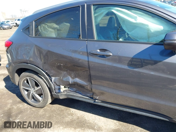 2022 Honda HR-V EX-L with VIN 3CZRU6H78NM731354, listed as a IAAI auction lot 41900197 with 63,729 mi miles. Bid and sale history available at carsss.com. Image 6.