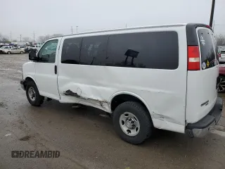 2013 Chevrolet Express Passenger 1LT с VIN 1GAZGYFG4D1190237, выставлен на аукционе Copart как лот 49204764 с пробегом 159 160 миль миль и Списание • Salvage title. История ставок и продаж доступна на DreamBid. Изображение 2.