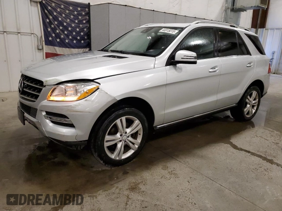 2015 Mercedes-Benz M 350 with VIN 4JGDA5HB8FA491448, listed as a Copart auction lot 44915015 with 114,121 mi miles and Salvage title. Bid and sale history available at DreamBid. Image 1.